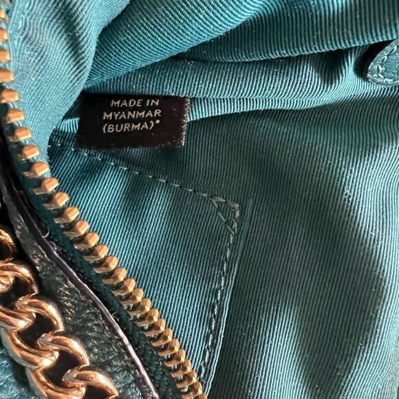 COACH  Horse & Carriage Green Handbag Purse - Picture 12 of 16